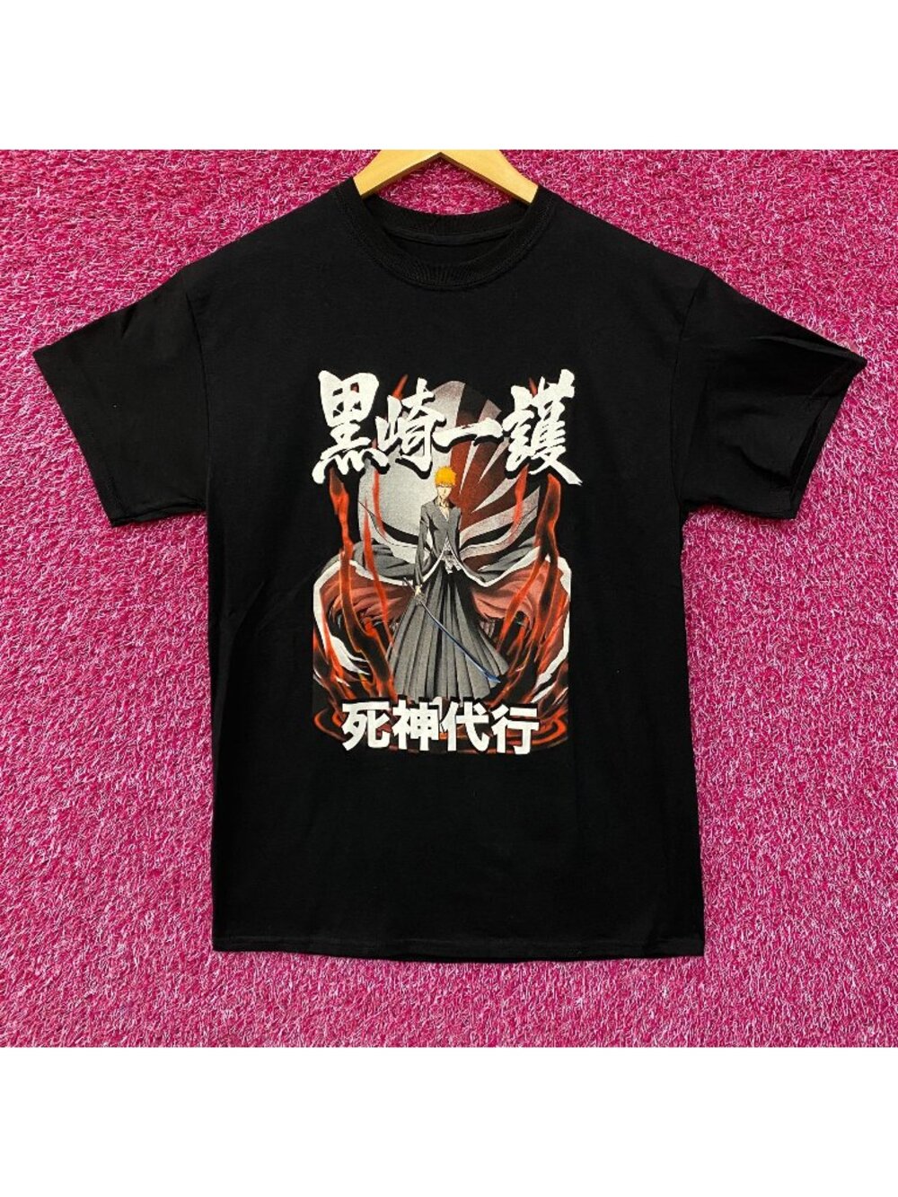 Bleach Ichigo Kurosaki Shinigami Daikou- Substitute Soul Reaper Anime T-Shirt Sm